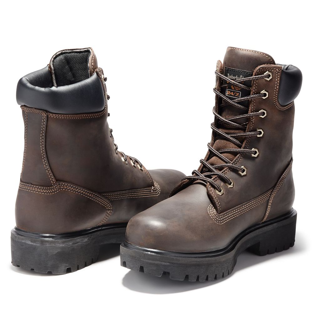 Botas Masculino - Timberland Pro Direct Attach 8\" Soft Toe - UNTPS7260 - Marrom